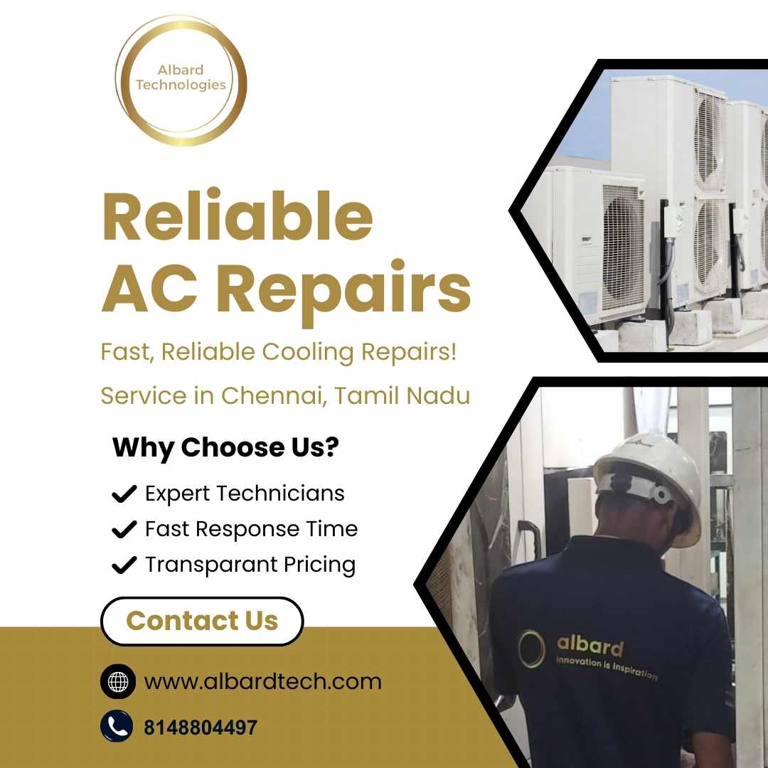 Albard Technologies Pvt Ltd provides AC repair services in Chennai