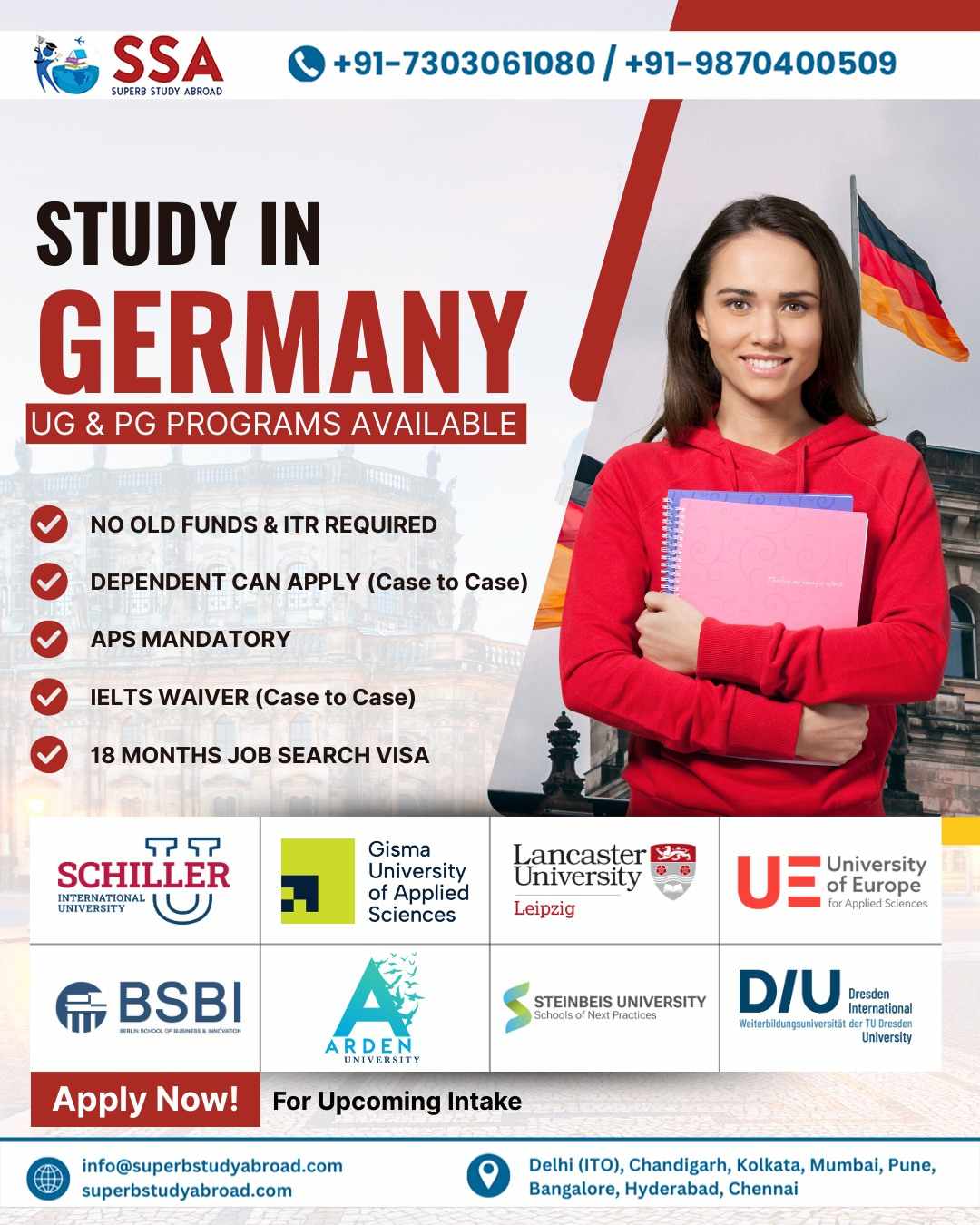 Study in Germany – Superb Study Abroad Opportunity!