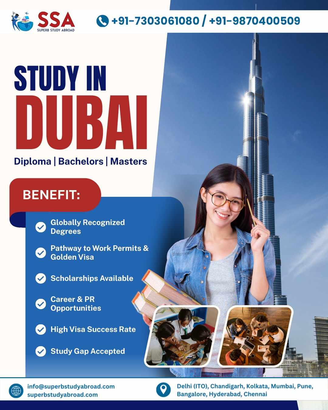 Study in Dubai with Superb Study Abroad!
