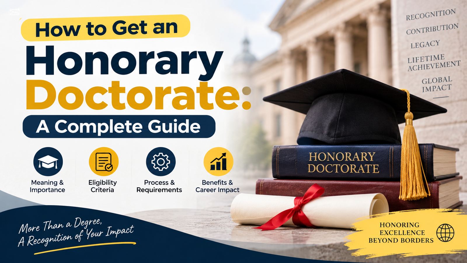 How to Get an Honorary Doctorate: A Complete Guide