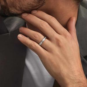 Jenifer Maison - Men's Moissanite Wedding Bands