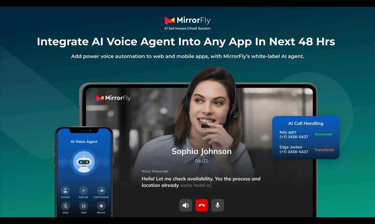 MirrorFly AI Voice Agent