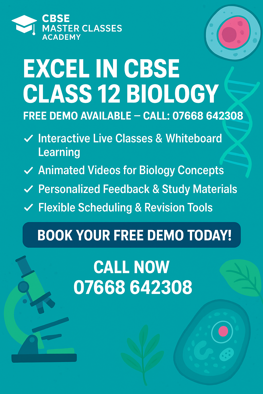 cbse class 12 biology tutor online
