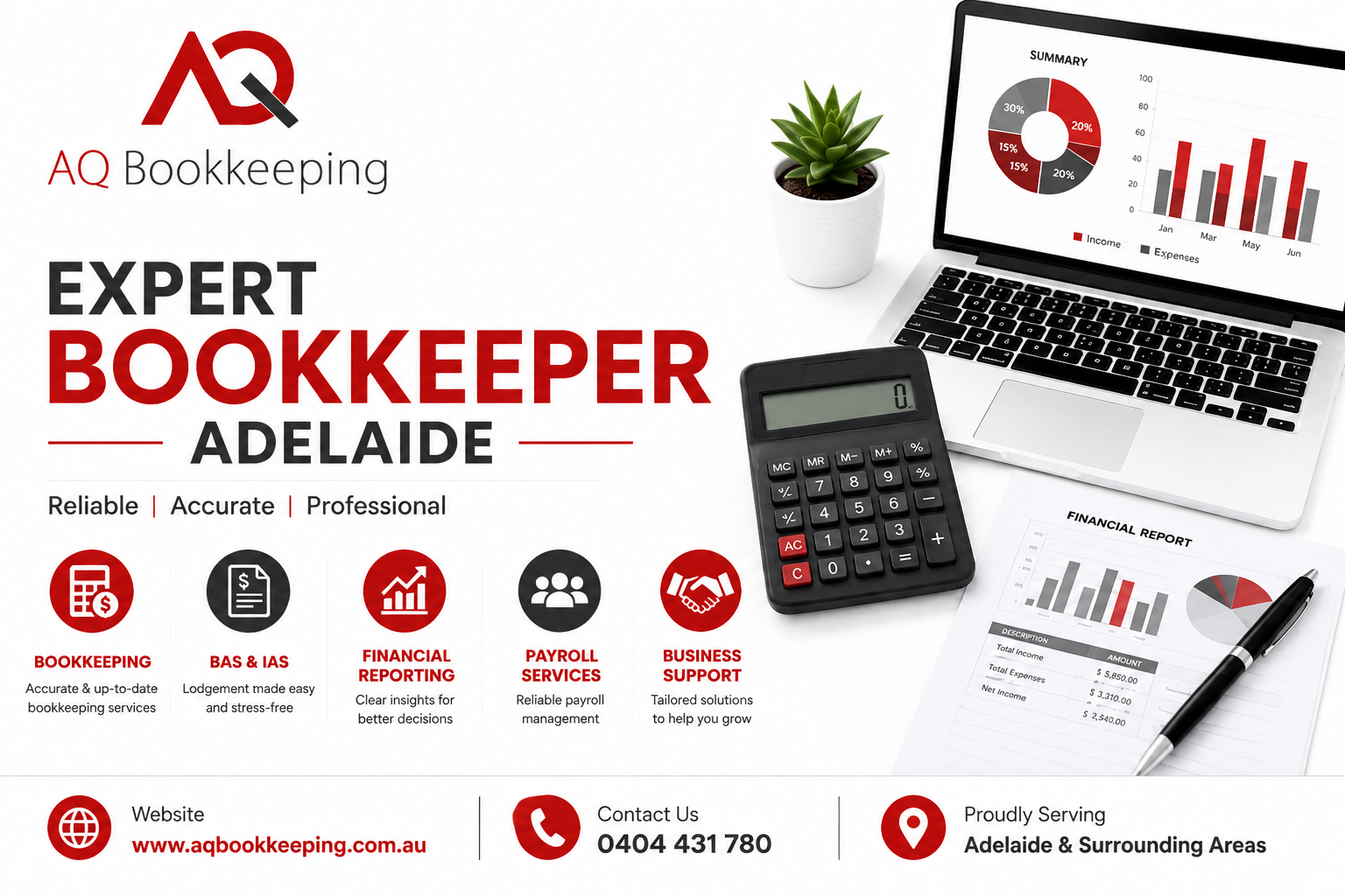 Expert Bookkeeper Adelaide | Reliable Financial Solutions