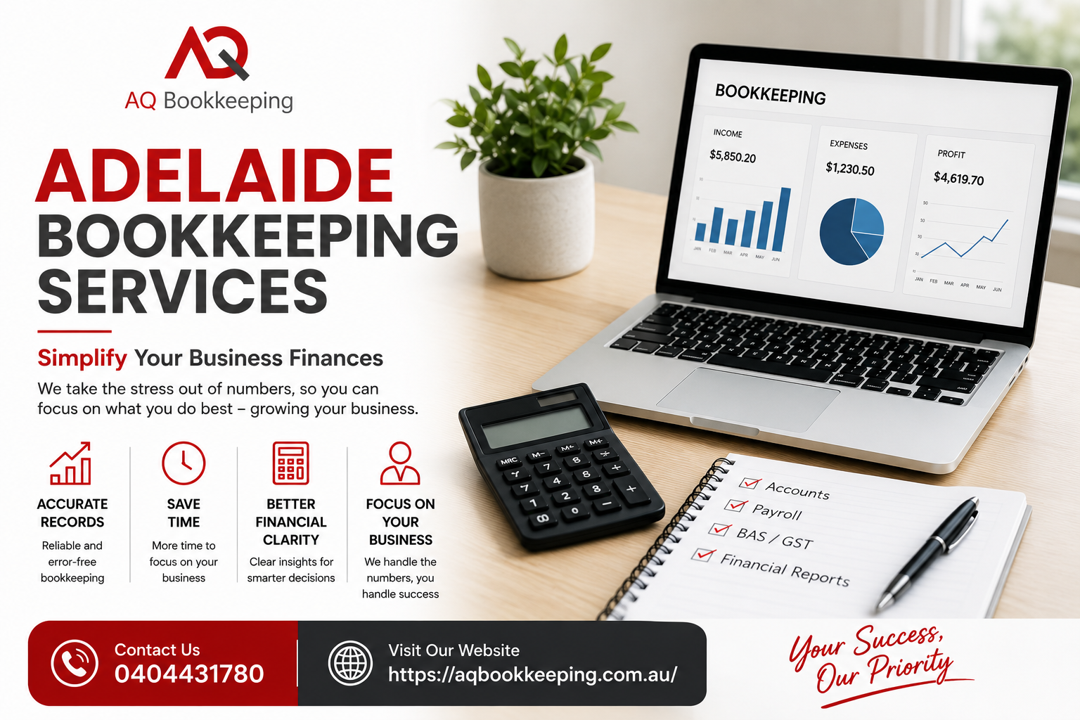 Adelaide Bookkeeping Services: Simplify Your Business Finances