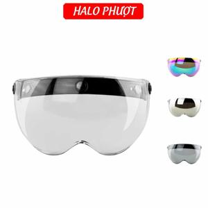 KÍNH NỬA MẶT GẮN NÓN BẢO HIỂM – PHỤ KIỆN PHƯỢT KHÔNG THỂ THIẾU