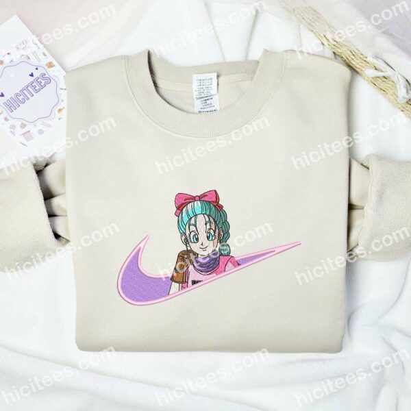 Bulma Dragon Ball Anime Embroidered Shirt