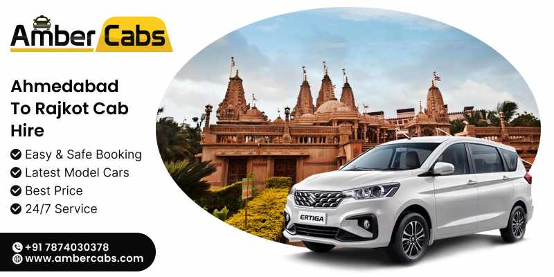 Book an Ahmedabad to Rajkot Taxi Service