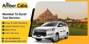 One-Way or Round Trip, Our Mumbai to Surat Taxi Service Has You Covered