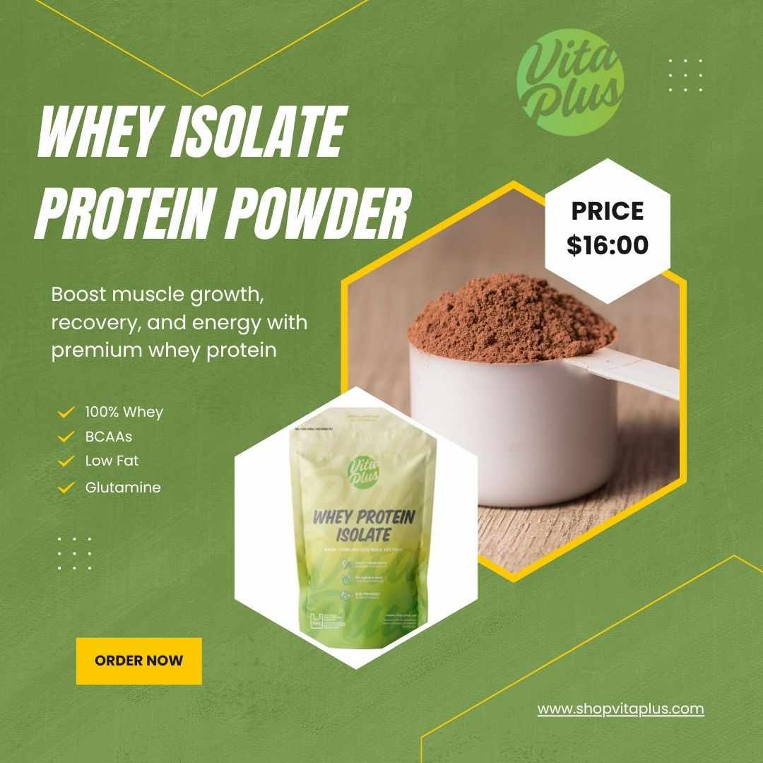 Fuel Your Fitness with Premium Whey Isolate Protein Power