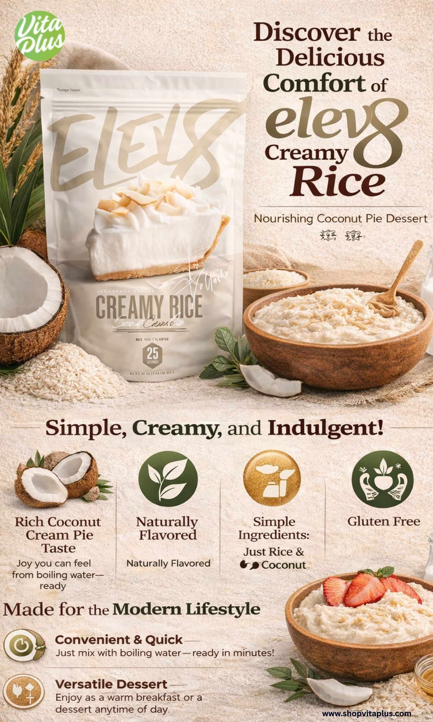 Elev8 Creamy Rice – Delicious & Nutritious Energy Fuel