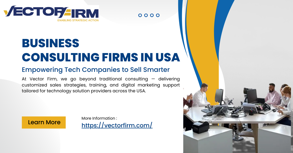 Vector Firm – One of the Top Business Consulting Firms in the USA for Sales and Marketing Growth