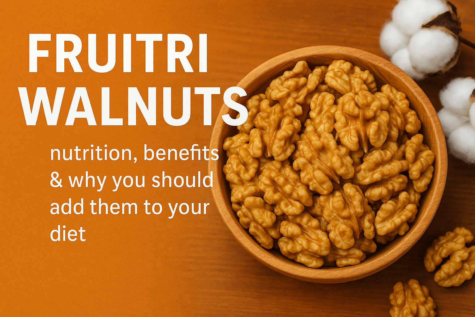 Power of Fruitri Walnuts: Nutrition, Benefits & Why You Should Add Them to Your Diet