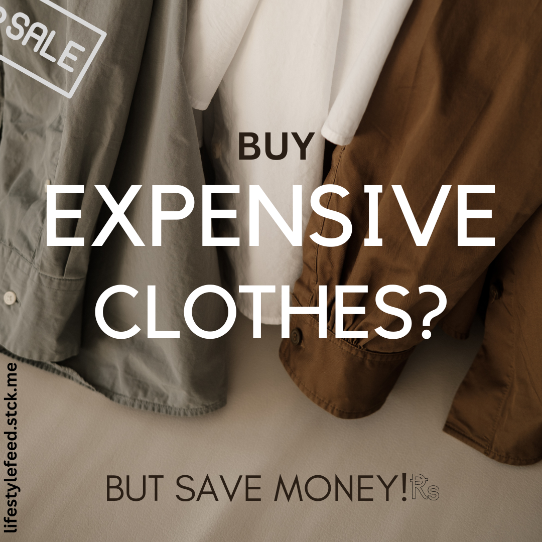 HOW TO BUY EXPENSIVE CLOTHES BUT STILL SAVE MONEY!