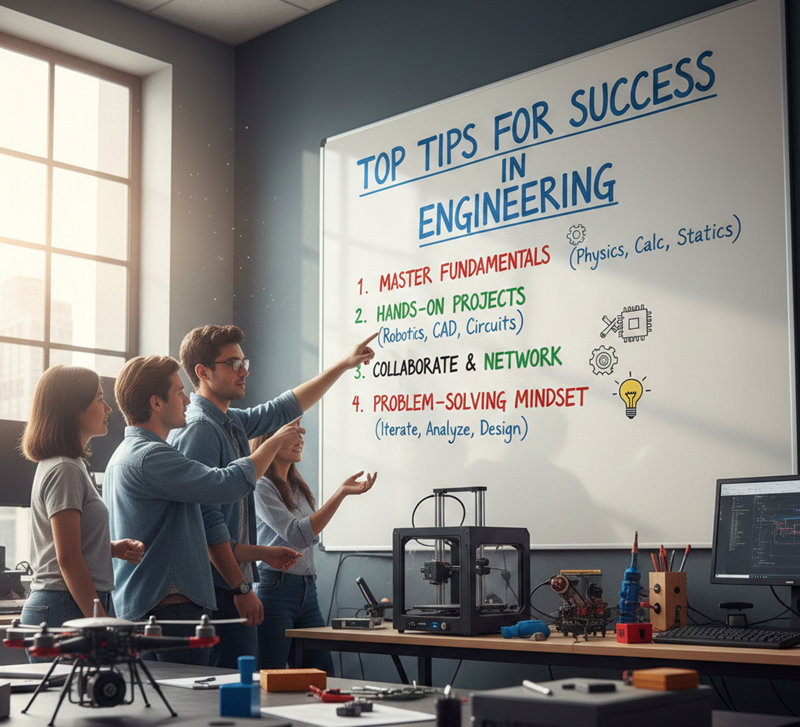 Top tips for success in the engineering stream!