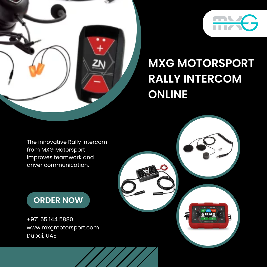 MXG Motorsport Rally Intercom Revolutionizes Motorsports Communication