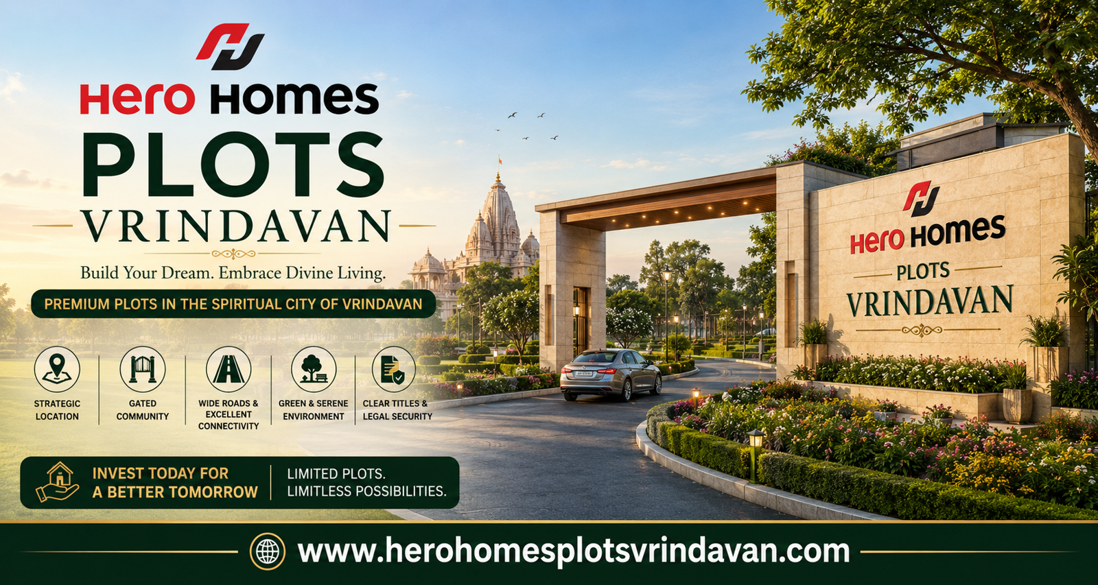 Hero Homes Plots Vrindavan – Premium Residential Plots in Vrindavan