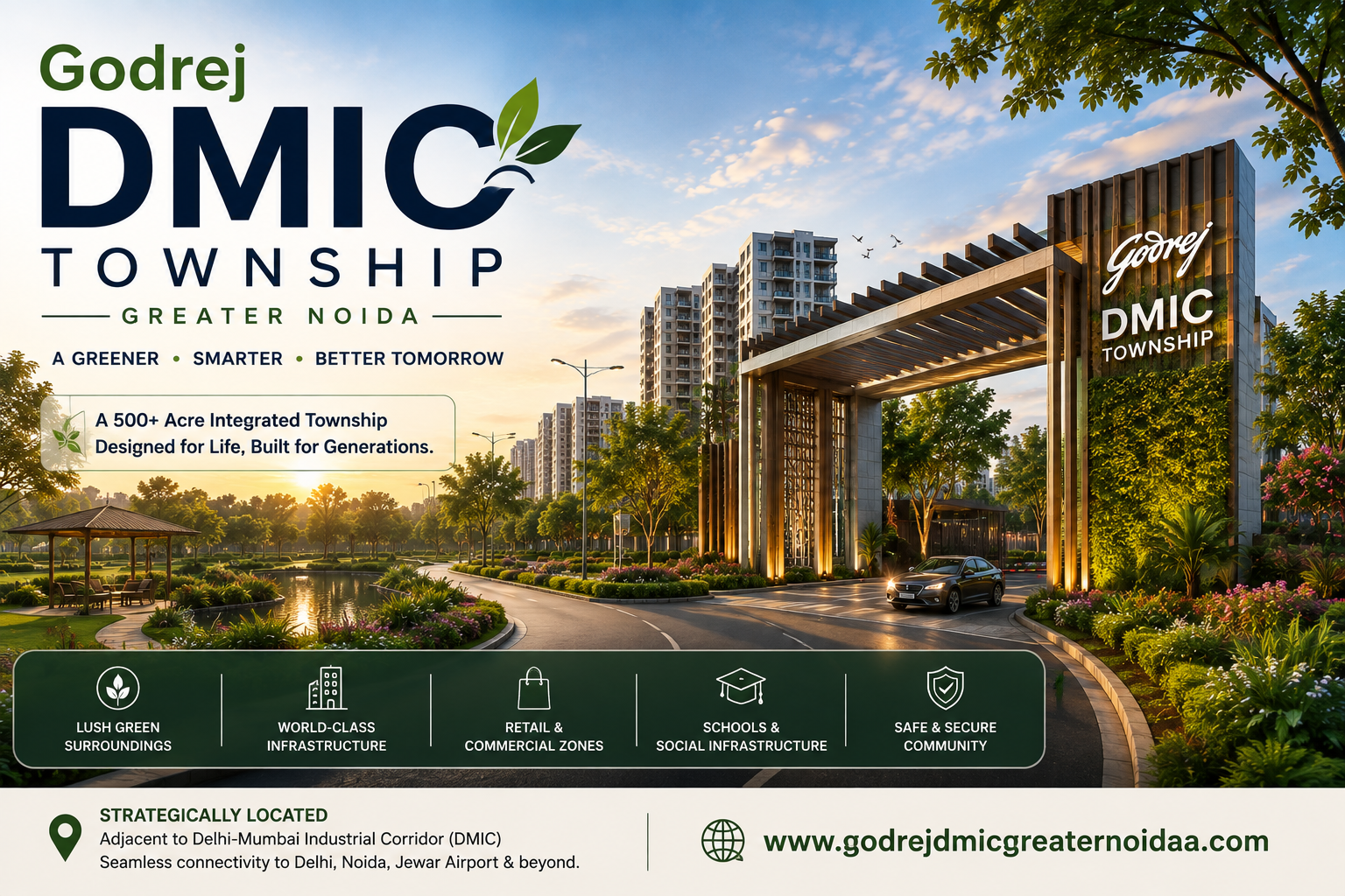 Godrej DMIC Greater Noida – Premium Homes in DMIC Integrated Township