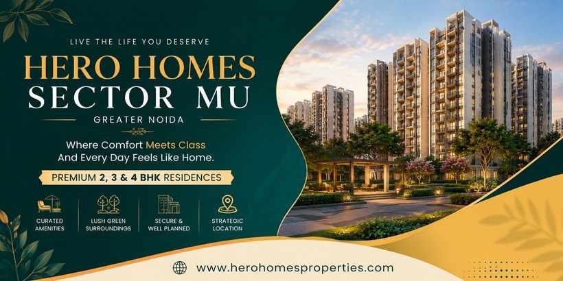 Hero Homes Sector MU Greater Noida – Price, Floor Plans & Amenities