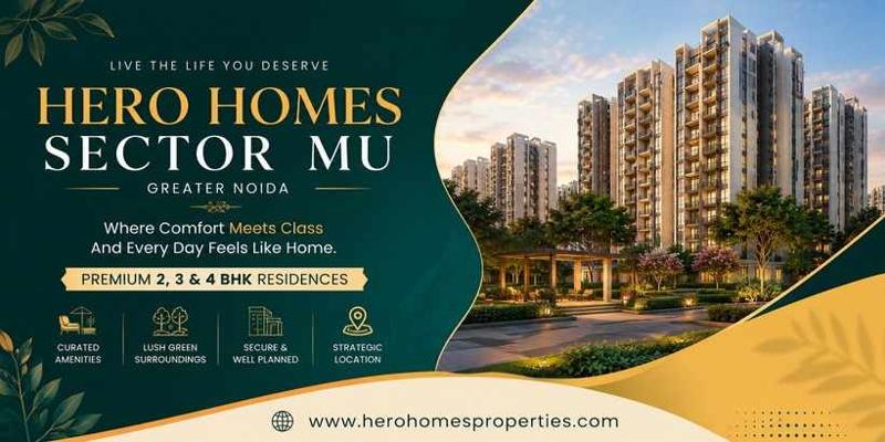 Hero Homes Sector MU Greater Noida – Price, Floor Plans & Amenities
