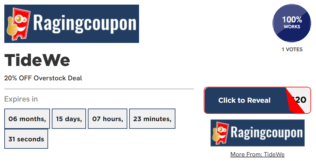 Save More on Outdoor Gear with a TideWe Coupon Code