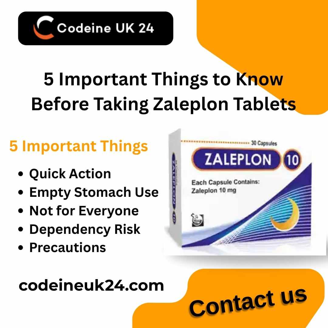 5 Important Things to Know Before Taking Zaleplon Tablets