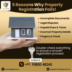 5 Reasons Why Property Registration Fails!