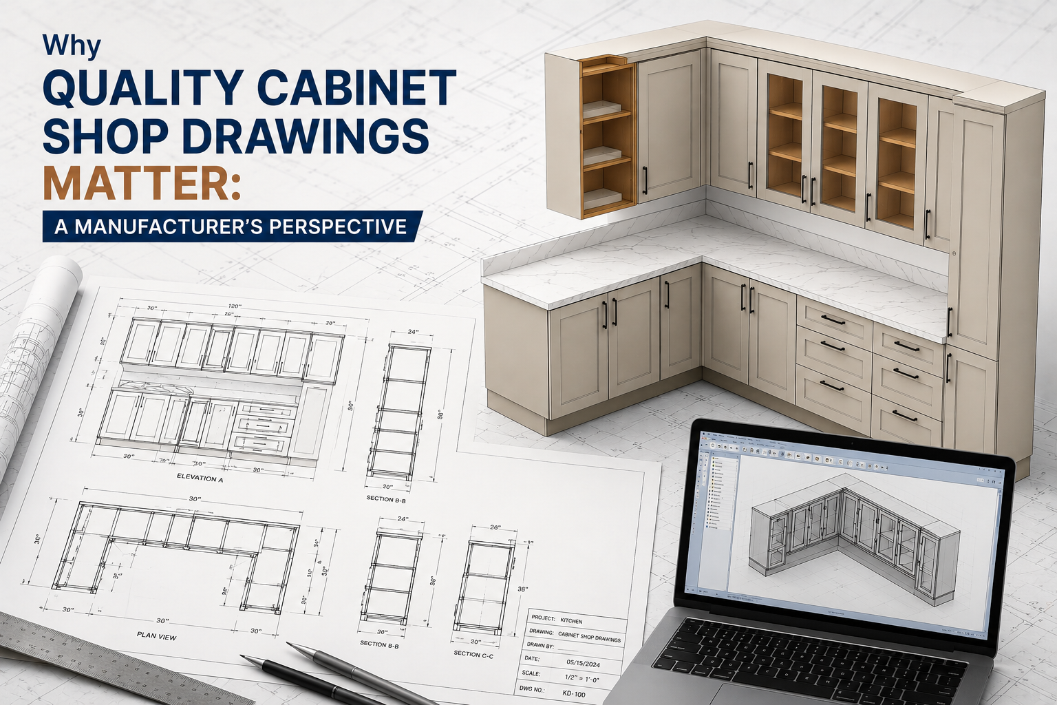 Why Quality Cabinet Shop Drawings Matter: A Manufacturer's Perspective