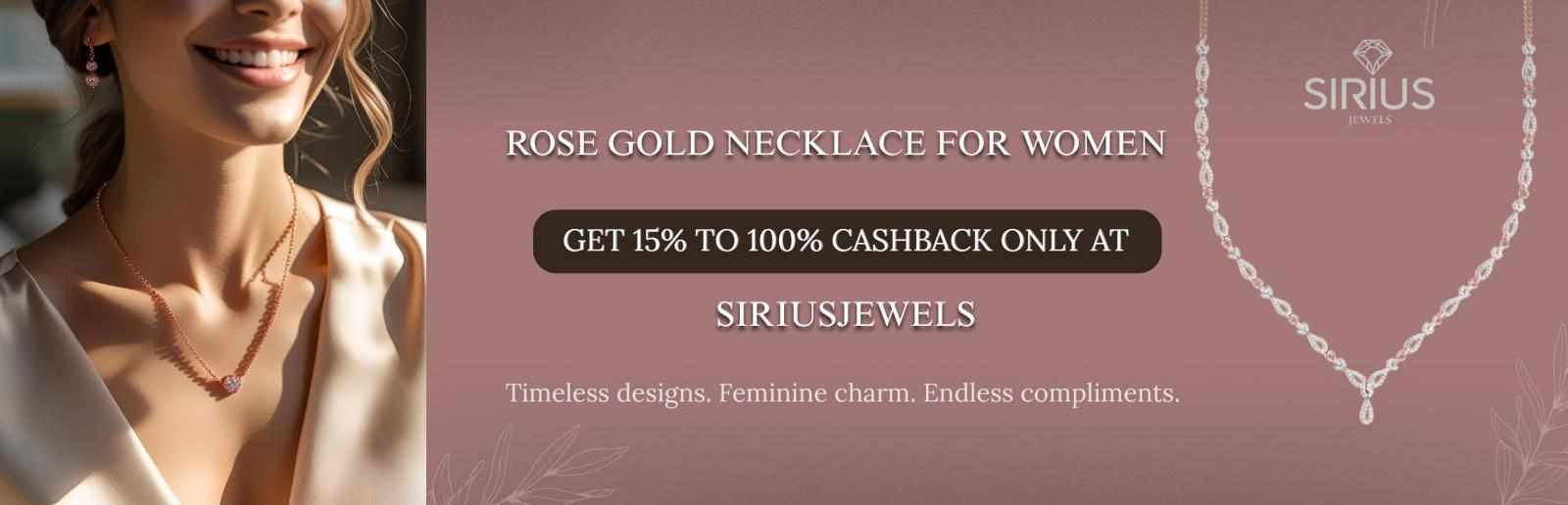 Shop Gold Necklace Online with Exciting Cashback