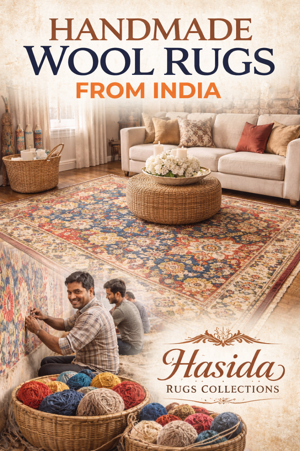 Why Handmade Wool Rugs from India Are the Perfect Choice for Homes and Businesses