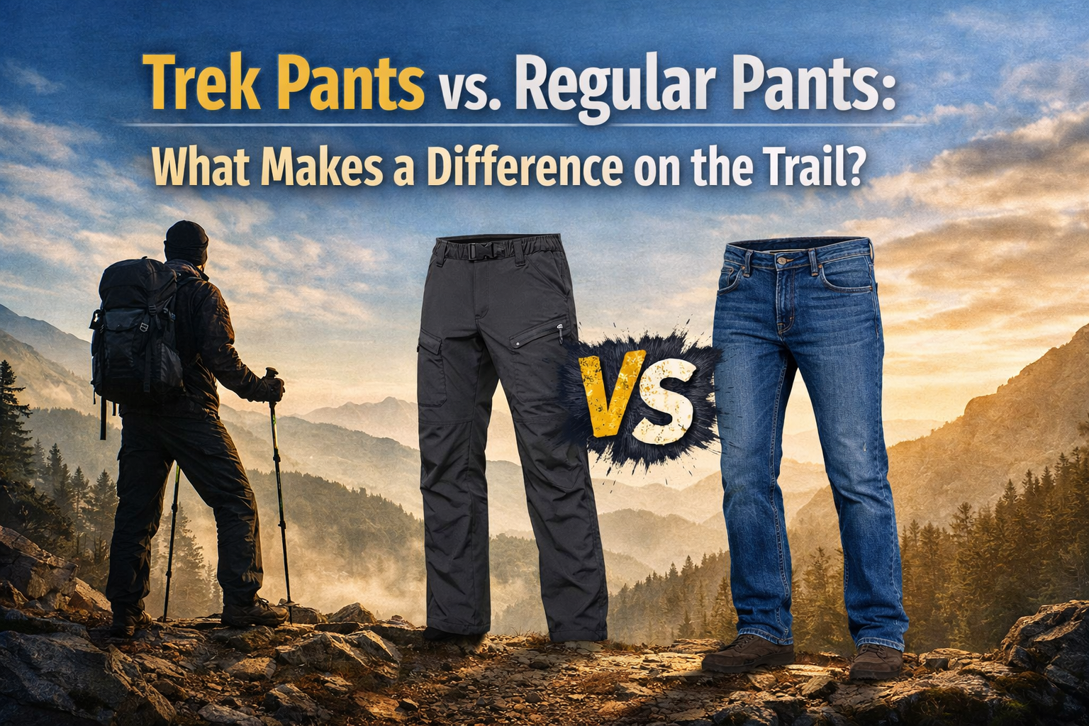 Trek Pants vs. Regular Pants: What Makes a Difference on the Trail?