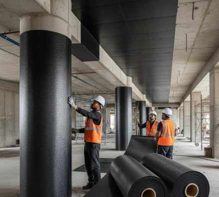 Carbon Fiber Wrapping Services for Commercial and Residential Buildings