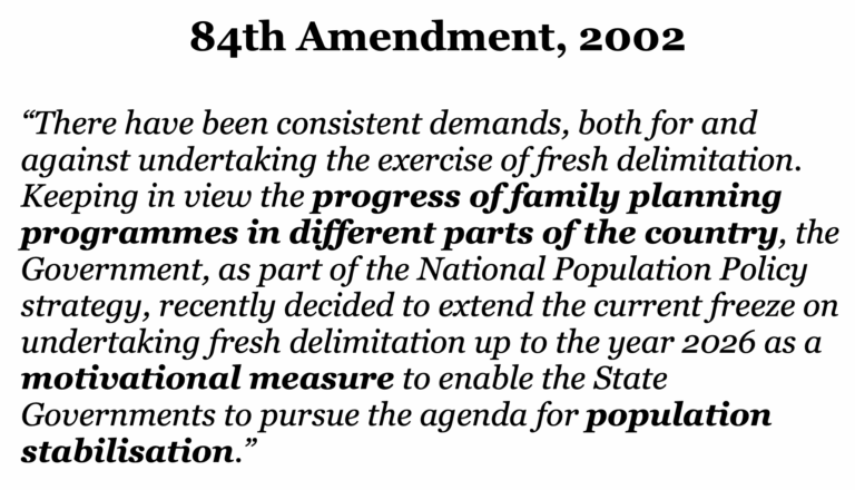 Southern Worry Territory: The Indian Spectre of Delimitation