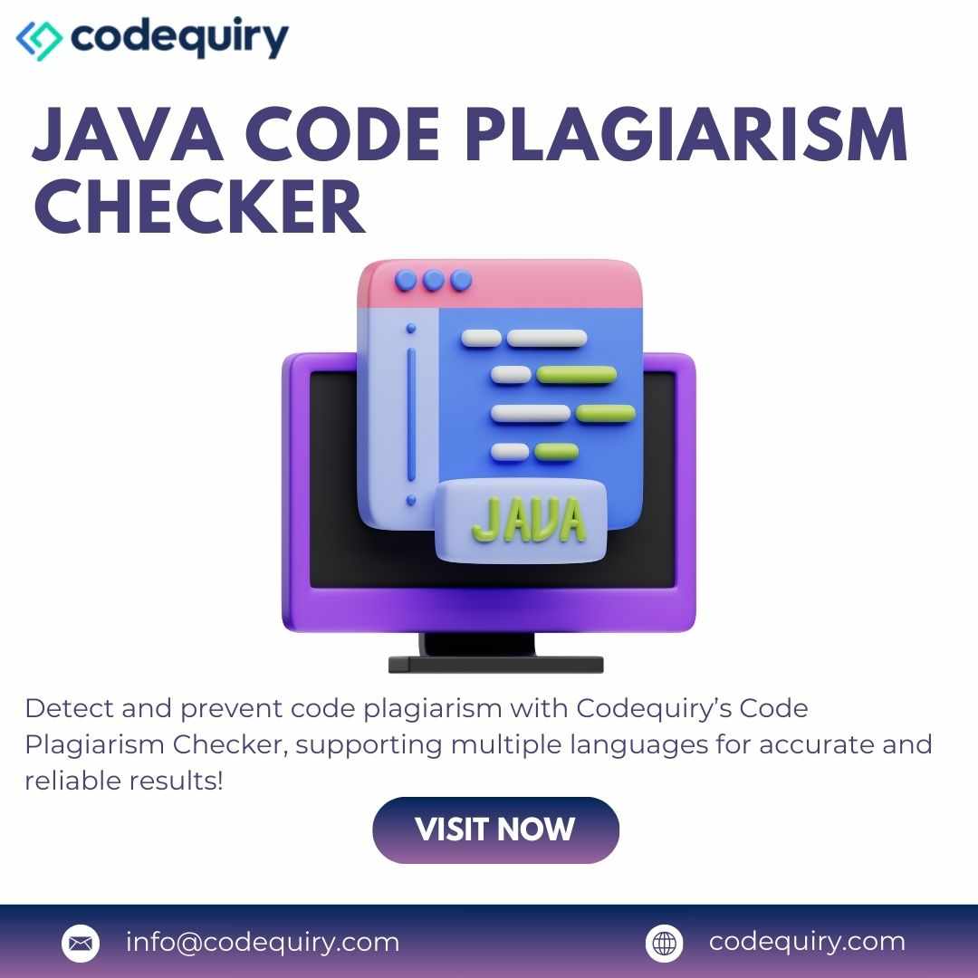Plagiarism Checker for Java Code – Trust Codequiry for Accuracy