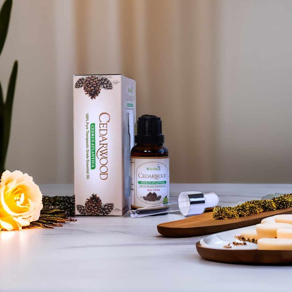 Cedarwood Essential Oil – Ground, Calm & Restore Naturally 🌲✨