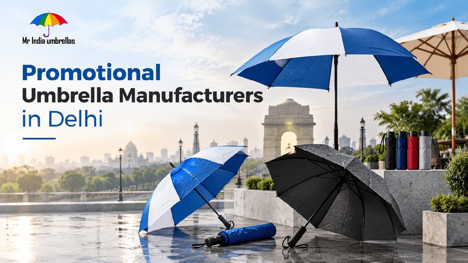 How can promotional umbrellas help sponsor a business?