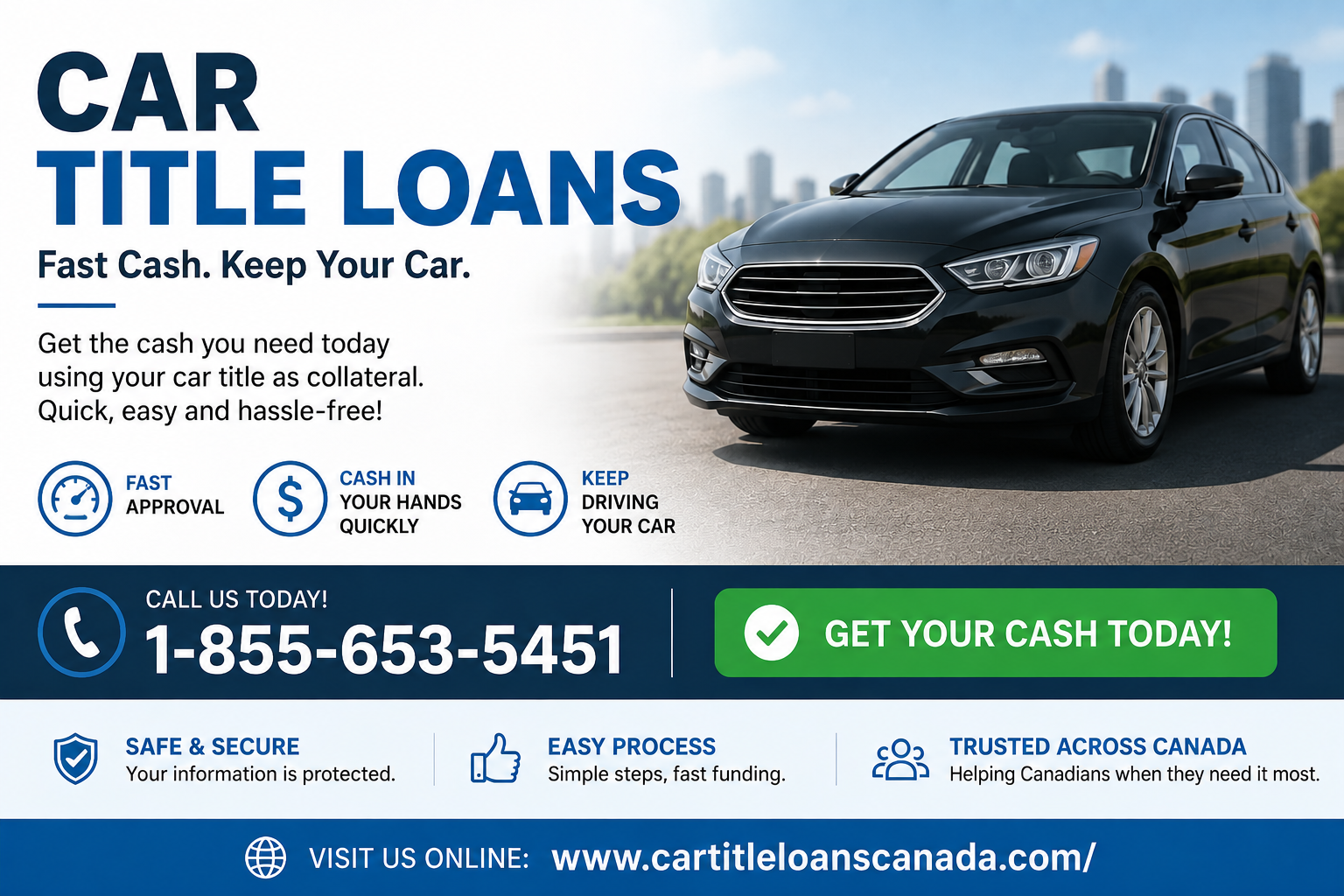Quick and Easy Car Title Loans Fort St John for Same-Day Emergency Cash