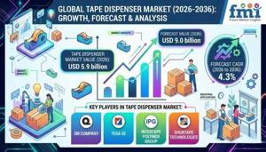 Tape Dispenser Market Reaches New Heights Amid Logistics and Fulfillment Growth