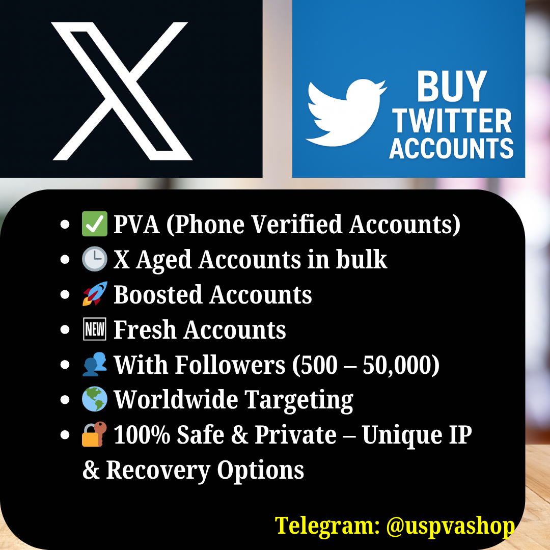 💎 Buy Twitter Accounts – Aged, Verified & Blue Tick Read