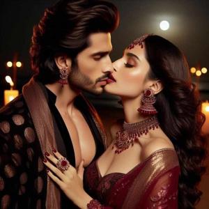 30. Charanjeet ko Meeta kitchen me pakad leta hai, wo apna lund salwar ke bahar se hi Charanjeet ke chuttaron ke bich fit kar deta hai🫦🥒💦🔞