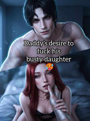 Daddy's desire to fuck his busty daughter 🫦⚠️