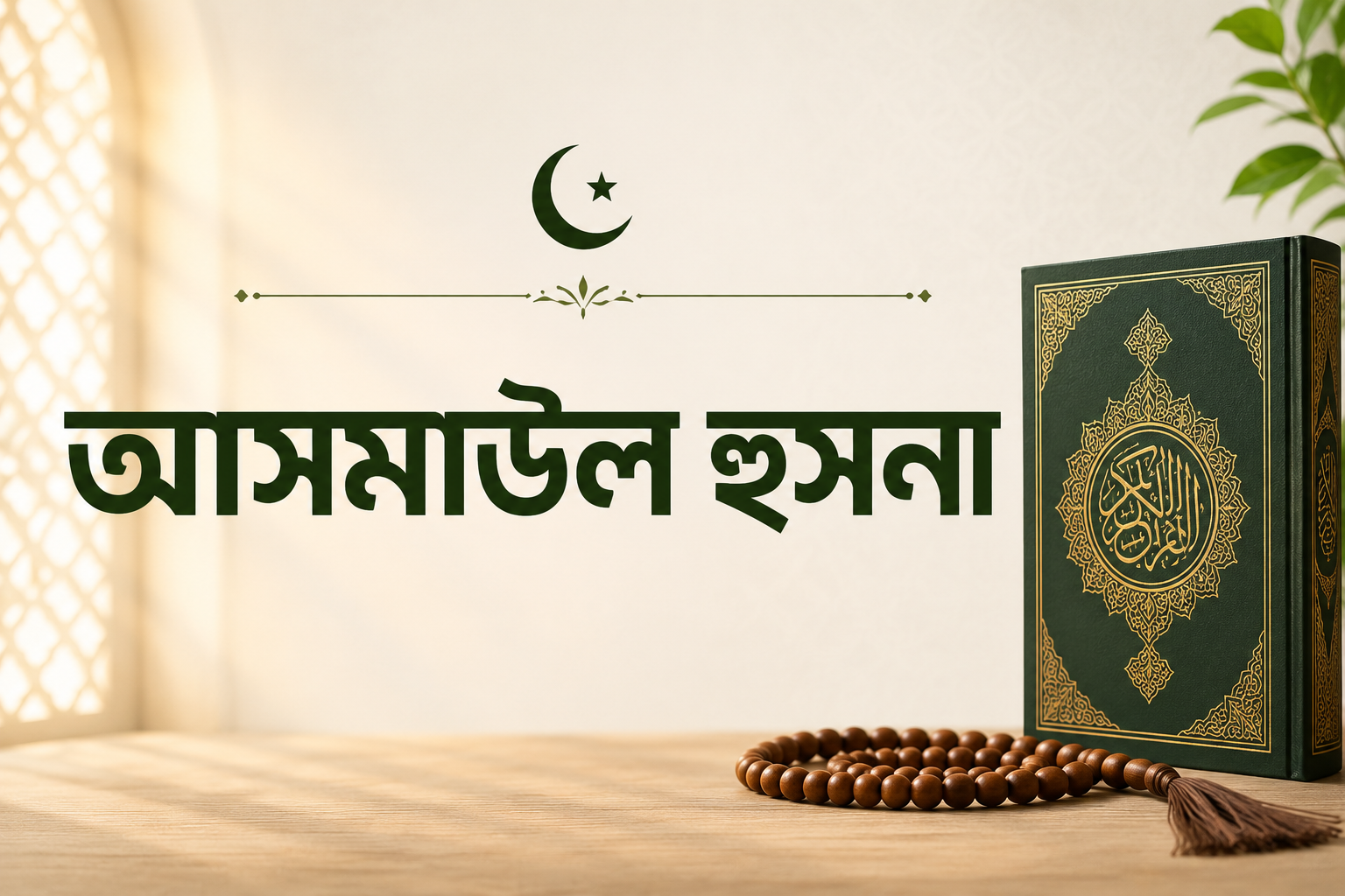 আসমাউল হুসনা: আল্লাহর সুন্দরতম নামসমূহের তাৎপর্য ও ফজিলত
