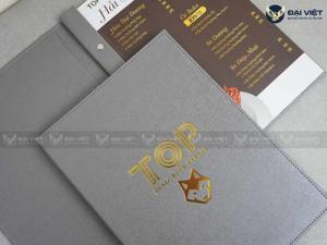 Giá in menu bìa da hiện nay khoảng bao nhiêu?