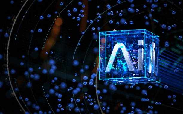 Artificial Intelligence Machine Learning Large Language Model AI Technology Artificial Intelligence Machine Learning Large Language Model AI Technology Data Fabric Data Science IT Solutions stock pictures, royalty-free photos & images