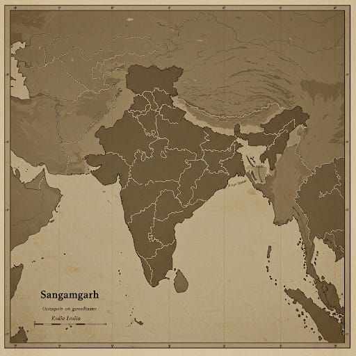 Map of Sangamgarh