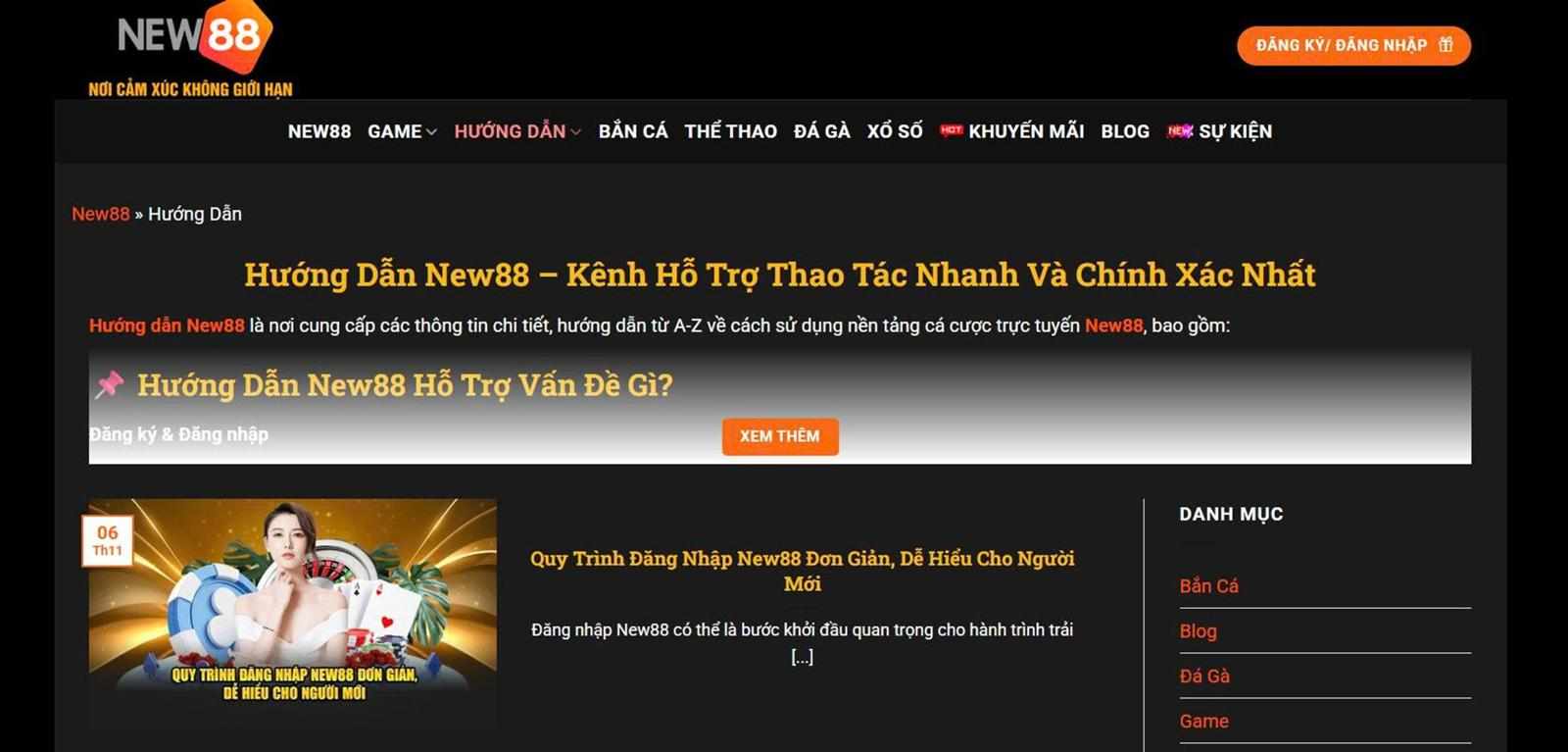 Hướng Dẫn New88 Chi Tiết Về Cách Sử Dụng Tính Năng