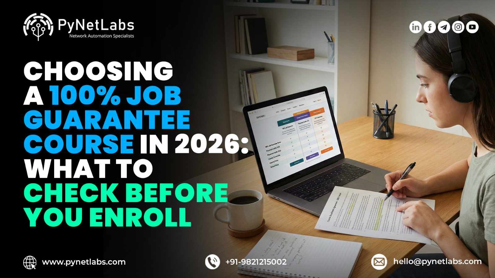 Choosing a 100% Job Guarantee Course in 2026: What to Check Before You Enroll