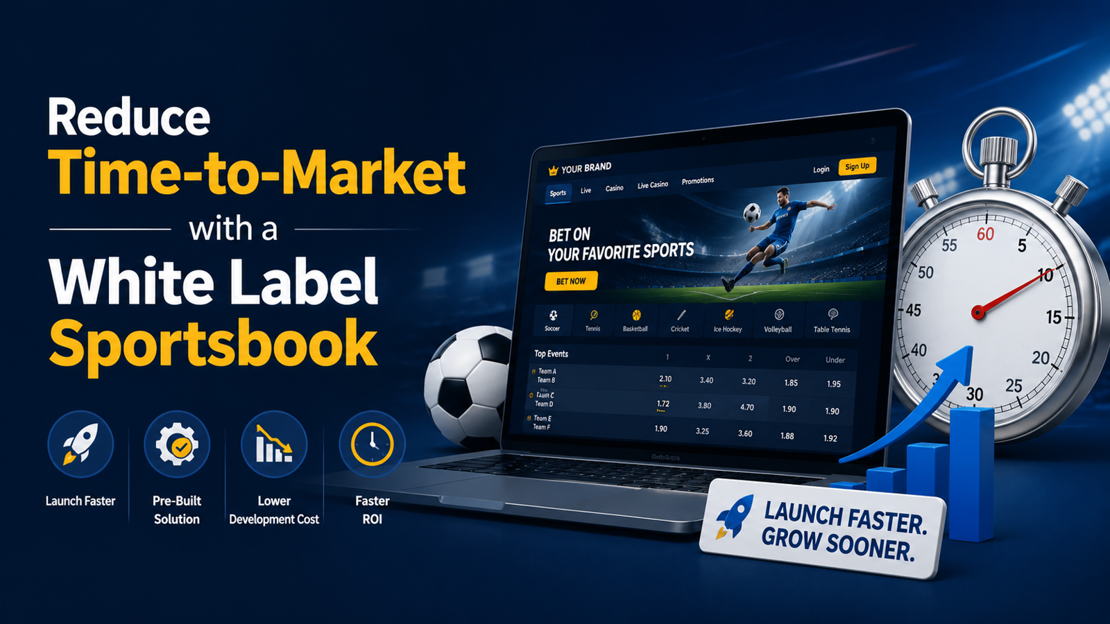 How White Label Sportsbooks Reduce Time-to-Market for Betting Operators