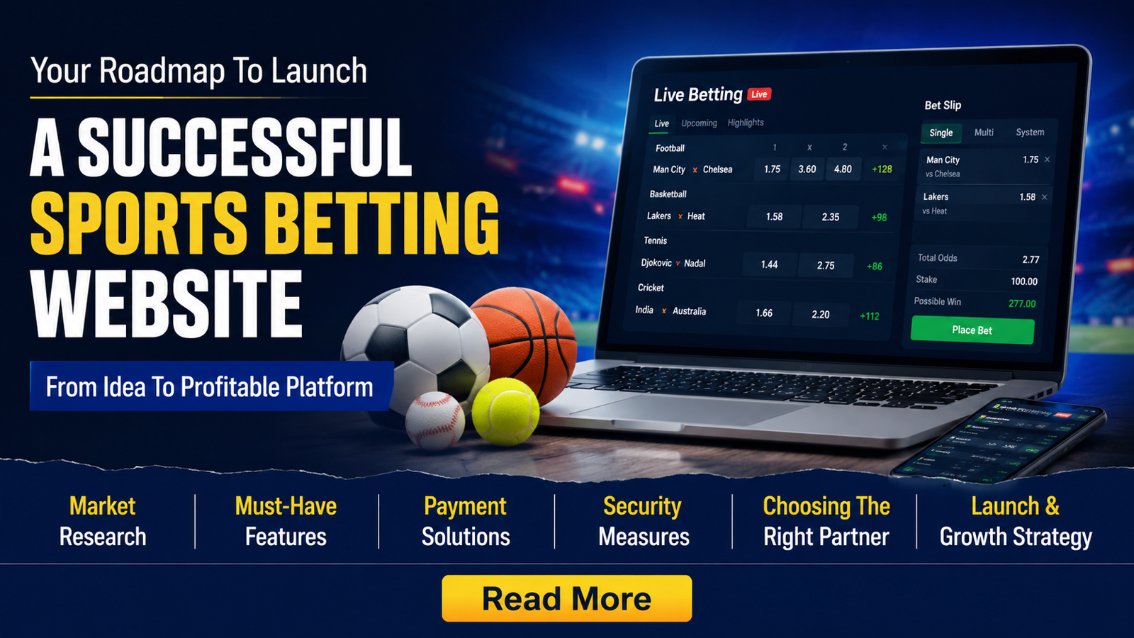 Sports Betting Website Development: A Complete Guide for Startups