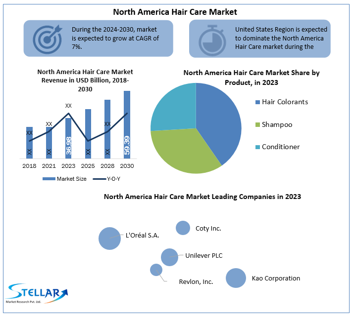 North America Hair Care Market: Industry Analysis Trends, Statistics, Dynamics and Forecast (2024-2030)